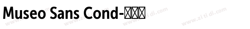 Museo Sans Cond字体转换